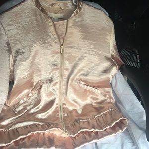H&M ROSE GOLD BOMBER 🦄